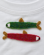 Tres BOH, Les Poissons Sleeved Top 🐟