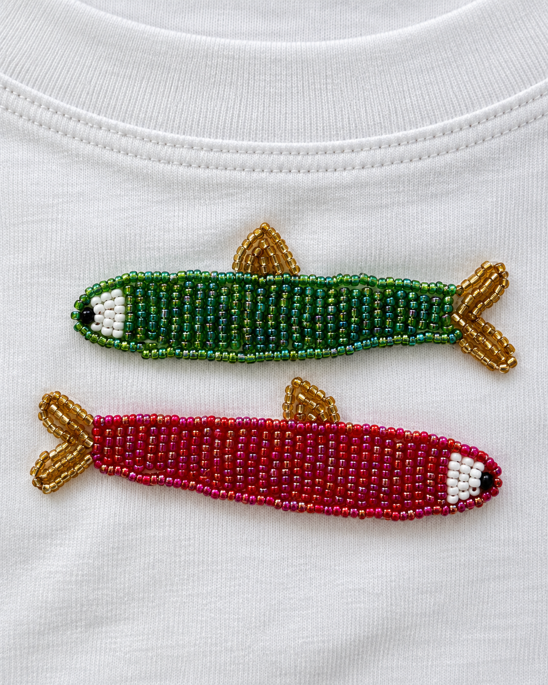 Tres BOH, Les Poissons Sleeved Top 🐟