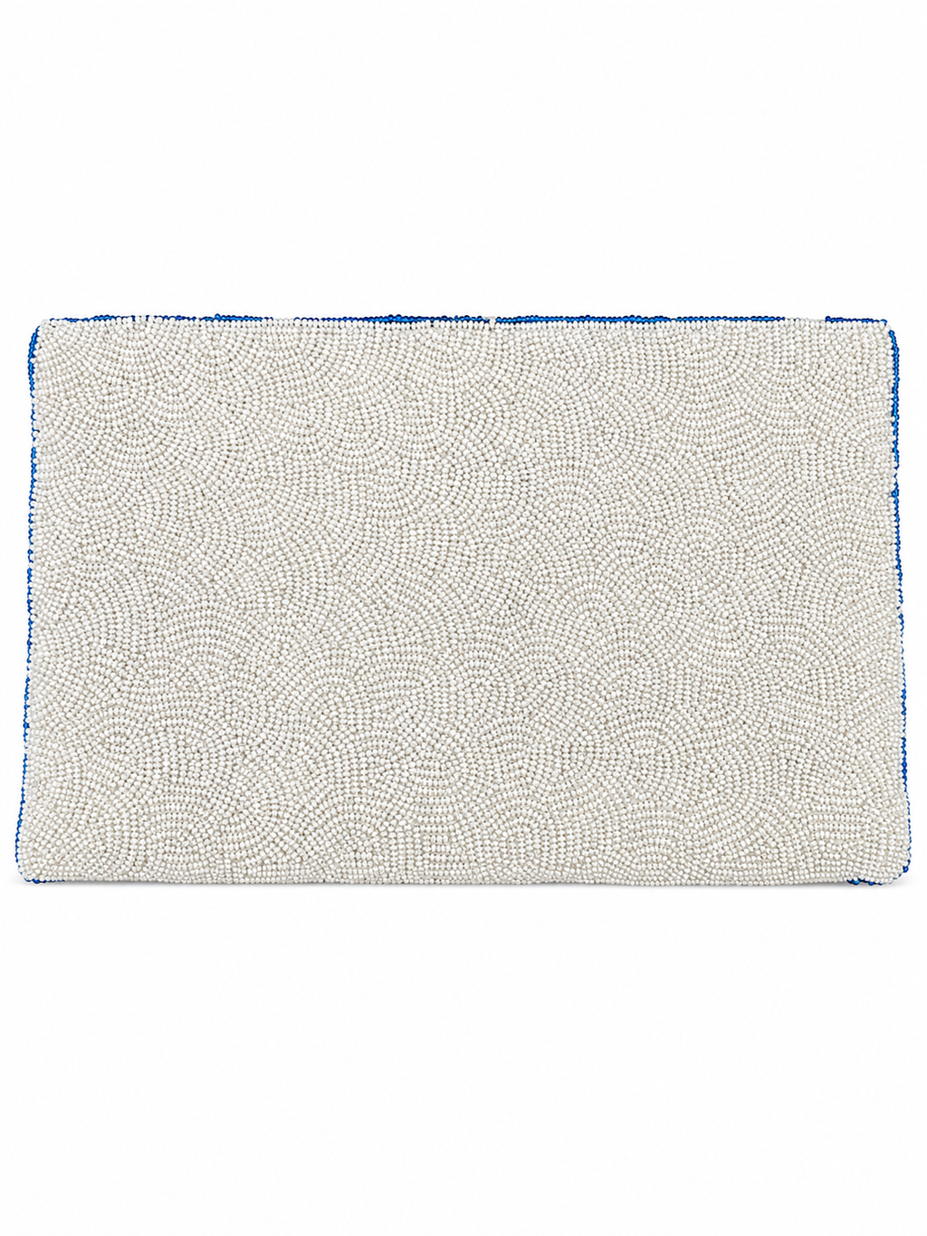 Textured rectangular mat with concentric circle pattern on a white background