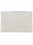 Textured rectangular mat with concentric circle pattern on a white background