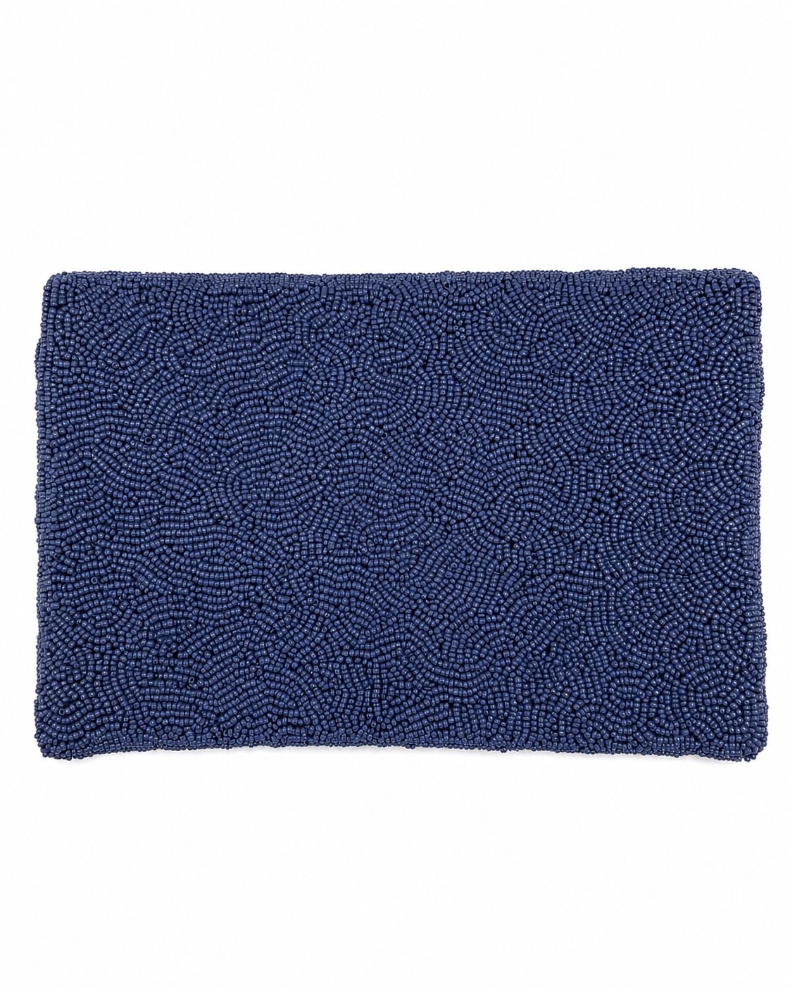 tresboh Navy blue textured rectangular mat on a white background
